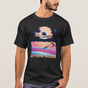 Camiseta Retro Daytona Beach Surf Souvenir na Flórida