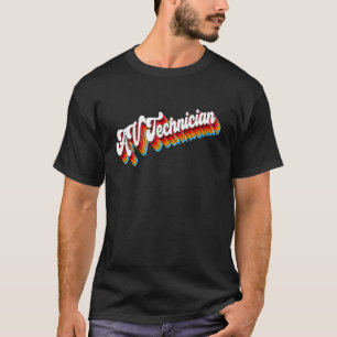 Camiseta Retro de Apreciação de Ordem de Produção Técnica d