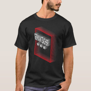 Camiseta Retrô de Apreciação do Título do Professor Alemão