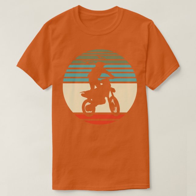 Camiseta Retrô De Bicicleta De Camada De Camada (Frente do Design)