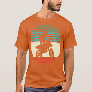 Camiseta Retrô De Bicicleta De Camada De Camada
