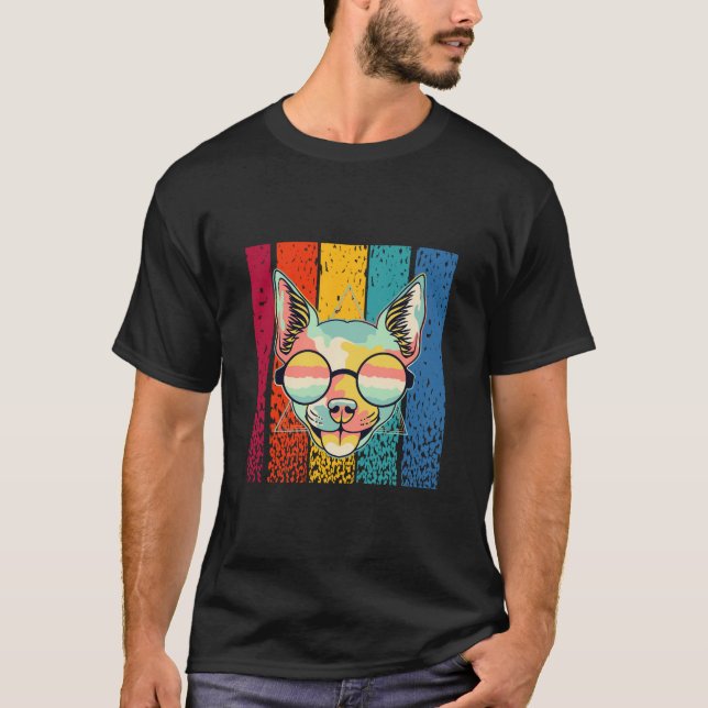 Camiseta Retro de cães (Frente)