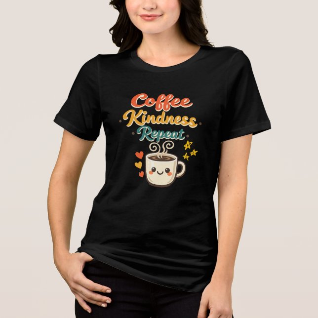 Camiseta Retro de Café para Amantes de Café - Gent (Frente)