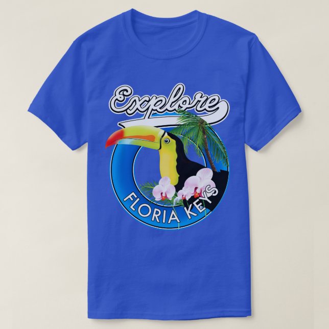 Camiseta Retro de chaves da Flórida (Frente do Design)