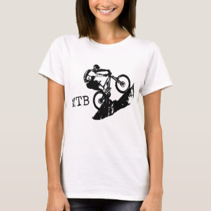 CAMISETA RETRO DE CICLAGEM BMX DA DESCIDA BIKE GIFT MOUNTAI