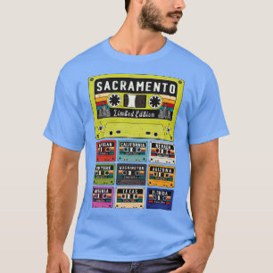 Camiseta Retro de Cidade de Sacramento