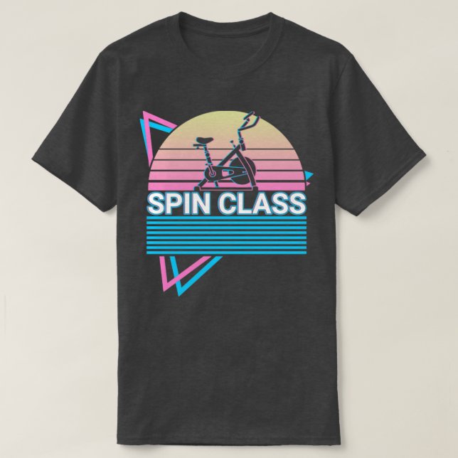 Camiseta Retro de classe de rotação (Frente do Design)