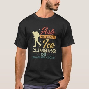 Camiseta Retro De Clima De Gelo Pergunte-Me Sobre A Vintag