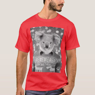 Camiseta Retro de coala natalino