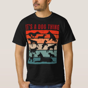 Camiseta Retro de Coleta de Cães