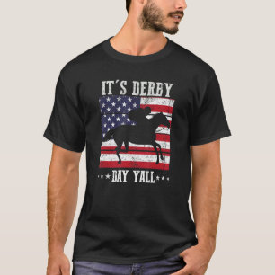 Camiseta Retro de Corrida de Cavalo É Derby Day Yall Ky Der