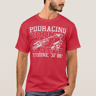 Camiseta Retrô de Corrida Futurística Ficcional do Podracis