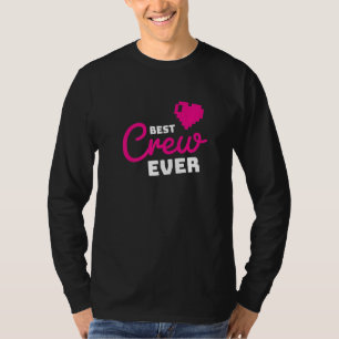 Camiseta Retrô De Dança De Fora De Grupo Da Melhor Tripulaç