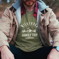 Retro de Florestas de Trip da Família Russa