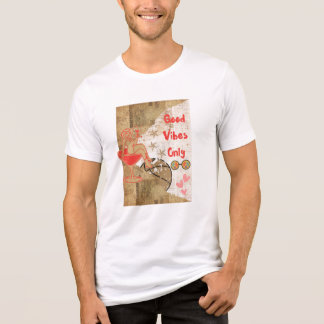 Camiseta Retro de Garota Pin-Up Vintage com Boas V