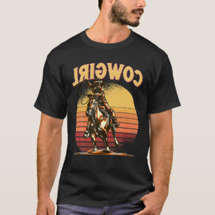 Camiseta Retrô De Garota Reversa Funerária Do País