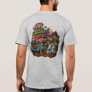 Camiseta Retro de Halloween da Motel Assombrada da