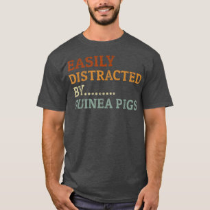 Camiseta Retrô De Lover-Da-Guiné, Engraçado, Facilmente Dis