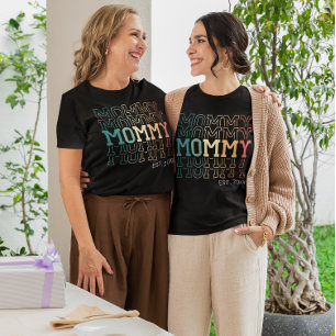 Camiseta Retro de Mamãe, Presente do Dia das Mães