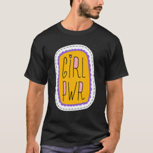 Camiseta Retro de Marcha dos Direitos Humanos da Mulher Pow