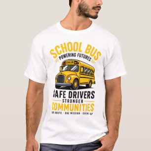 Camiseta Retro de Motorista de Ônibus Escolar - Im