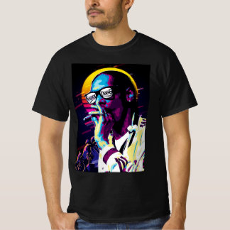 Camiseta Retro de Música do Cachorro Snoop