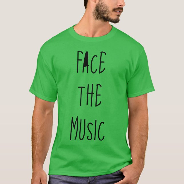 Camiseta Retro de Música do Facebook (Frente)