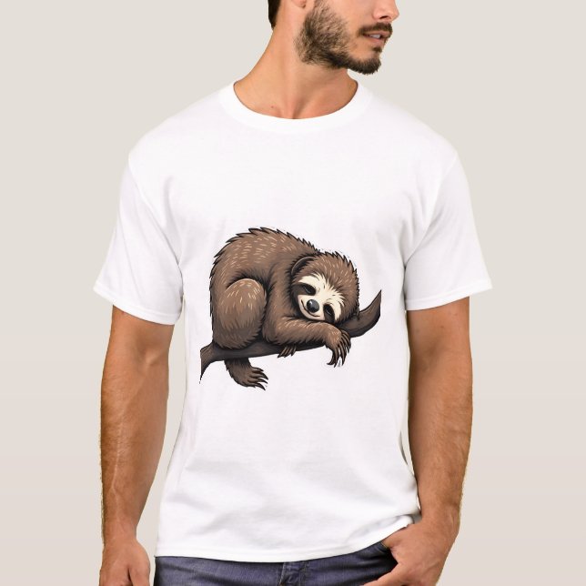 Camiseta Retro de Natureza com Arte Gravada de Pre (Frente)