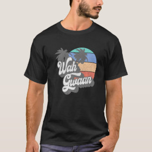 Camiseta Retro de Navegação em Praia Wah Gwaan Jamaica, da