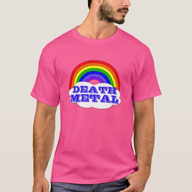 CAMISETA RETRO DE NUVEM DE CLOUD METAL DE MORTE (Frente)