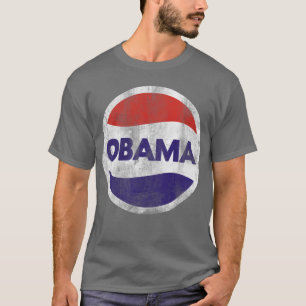 Camiseta Retro de Obama afligido