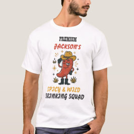 Camiseta Retro de Pimenta Personalizada para Beber