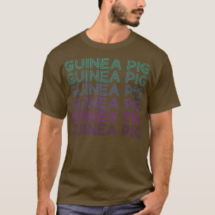 Camiseta Retro de porcos-guineus