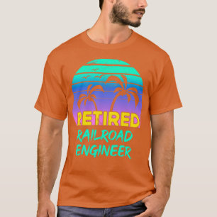 Camiseta Retrô de Presente de Engenheiro Ferroviário Reform