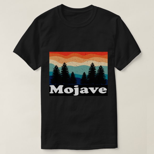 Camiseta Retro de Reserva Nacional de Mojave (Frente do Design)