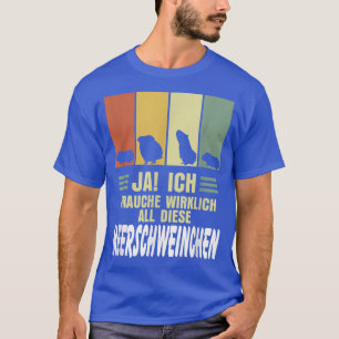 Camiseta Retro de Roedores de Porcos-guineenses