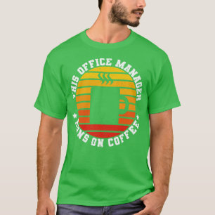 Camiseta Retrô de Sobrecarga do Office Manager Funny