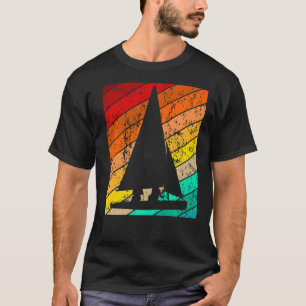 Camiseta Retro de Vintagem de Embarcação de Navegação