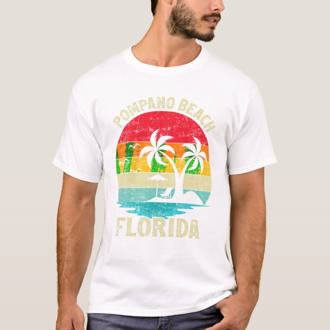 Camiseta Retro de Vintagem de Férias (Frente)