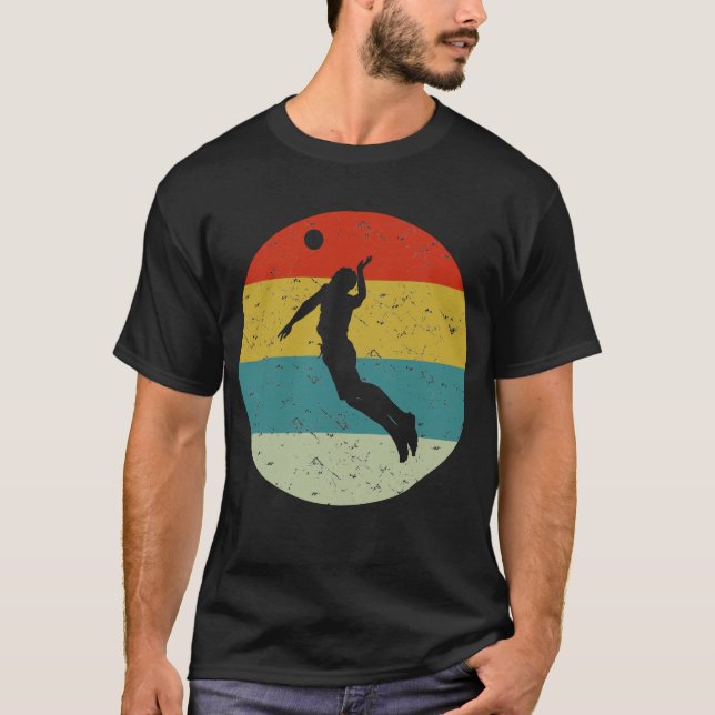 Camiseta retro de voleibol (Frente)
