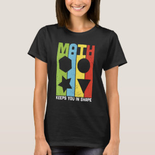 Camiseta Retro De Volta Para O Professor De Matemática Da E