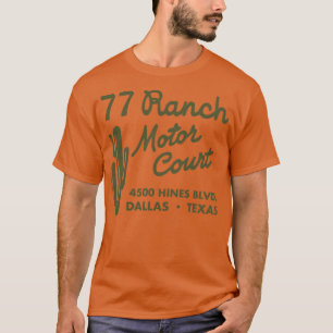 Camiseta Retro Defunct 77 Ranch Motor Court Dallas