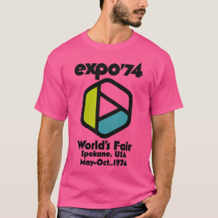 Camiseta Retro Defunct Expo 74 Mundos Fair Spokane Washingt