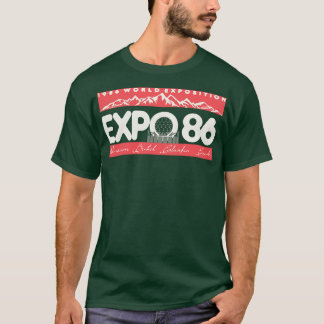 Camiseta Retro Defunct Expo 86 Worlds Fair Vancouver Canadá