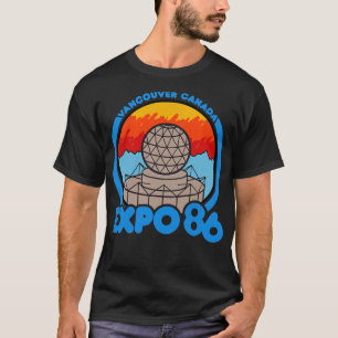 Camiseta Retro Defunct Expo 86 Worlds Fair Vancouver Canadá