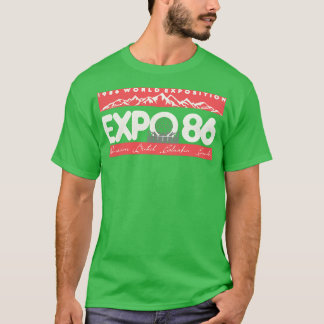 Camiseta Retro Defunct Expo 86 Worlds Fair Vancouver Canadá