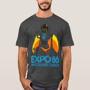 Camiseta Retro Defunct Expo 86 Worlds Fair Vancouver Canadá