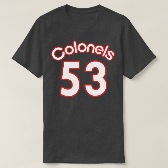 Camiseta Retro Defunct Kentucky Colonels Artis Gilmore Jers (Frente do Design)
