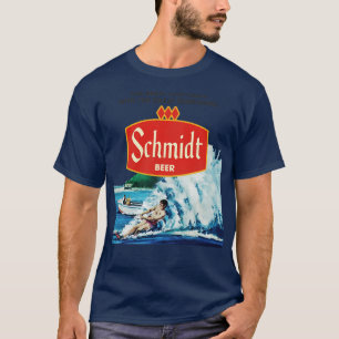 Camiseta Retro Defunct Schmidt Beer Waterski