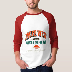 Camiseta Retro Deserto do Arizona Rota Oeste Vinta